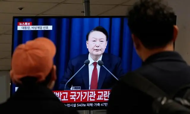 韩国6小时戒严闹剧，尹锡悦“政治自杀”__韩国6小时戒严闹剧，尹锡悦“政治自杀”